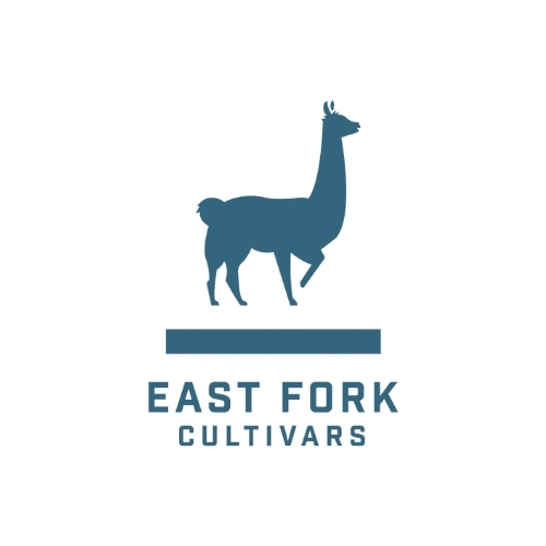 The East Fork Cultivars logo on a transparent background