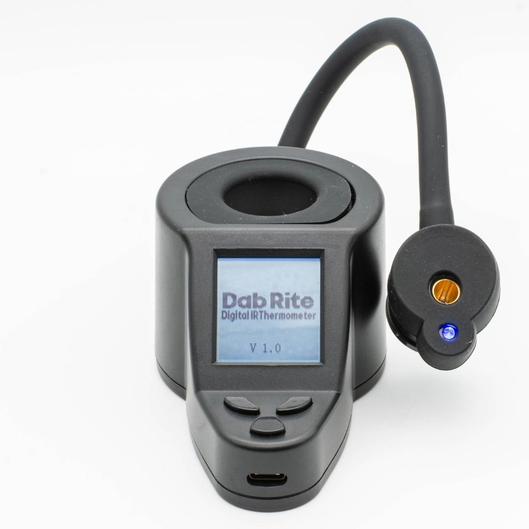 A Dab Rite Digital Infrared Thermometer on a white background