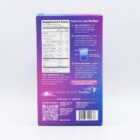 The backside of a 5-pack of Brelixi Nano CBD Infused Drink Mix, on a white background