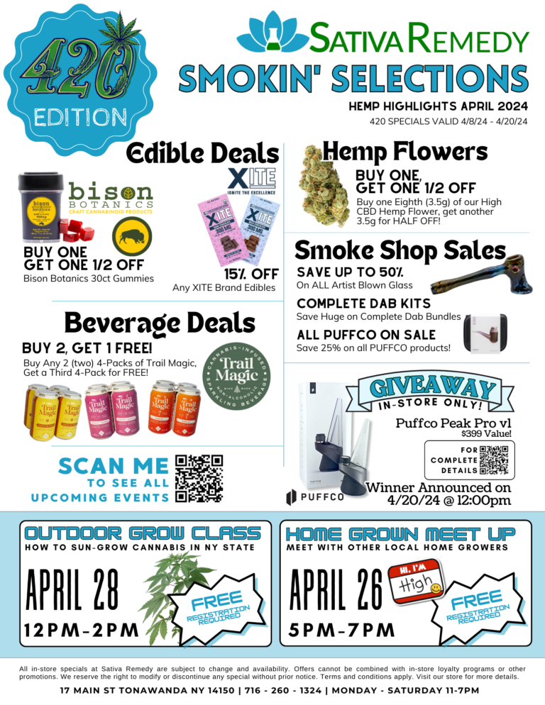 April In-Store Monthly Specials