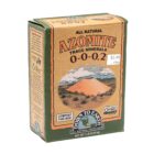 A box of Down To Earth AZOMITE 0-0-0.2 on a clear background